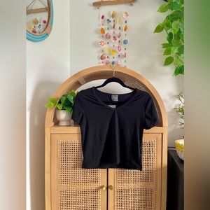 Olivia Rae Black Tee